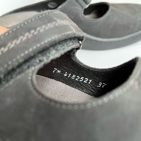 Mephisto Mobils Ergonomic Black Leather/Nubuck Fabienne Mary Jane Mules - 6.5/7 - Picture 7 of 12